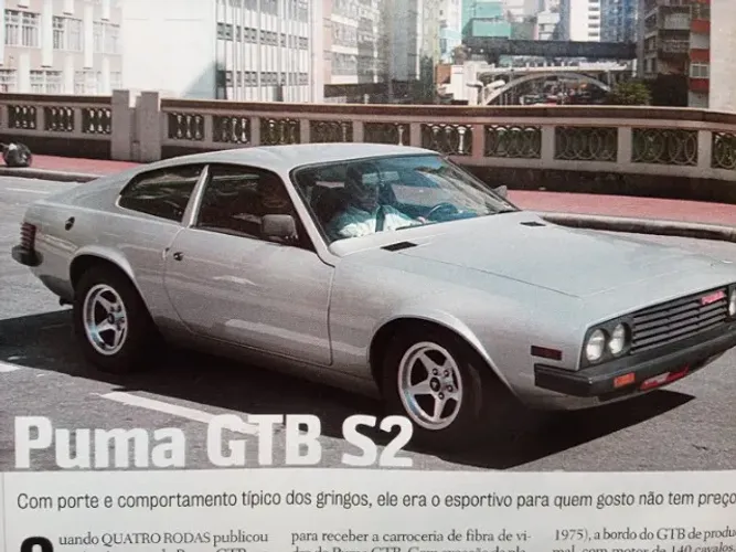 Revista Quatro Rodas - Puma GTB S2