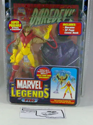 MARVEL LEGENDS LACRADO - PYRO COM BAF ONSLAUGHT