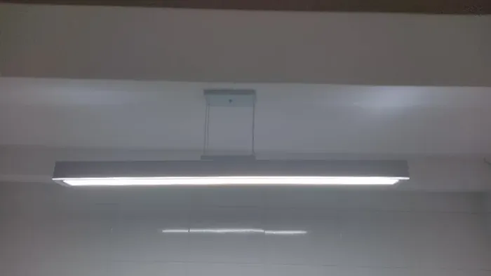 Pendente Luminária Led 1,20cm Branco Luz Fria 