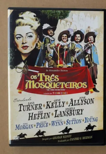 DVD Os Três Mosqueteiros - Warner