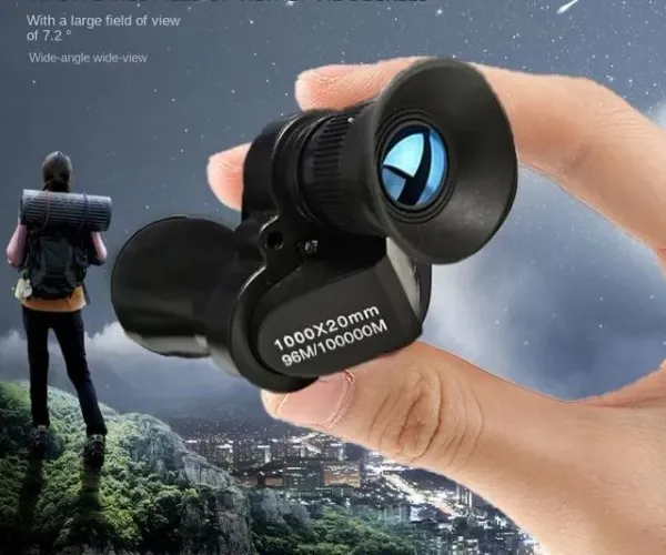 Telescópio monocular portátil, alta ampliação, zoom