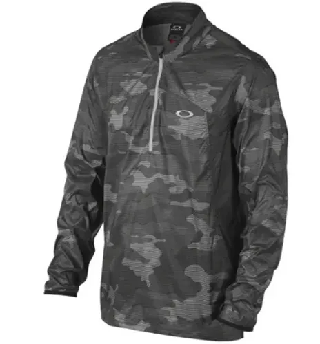 Jaqueta Quebra Vento Impermeável Oakley Factory Lite 1/4 Zip Camuflada Night Camo Urbano