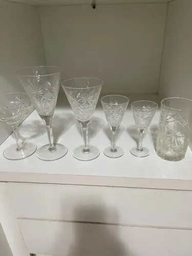 Conj taças de cristal