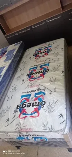 CAMA BOX SOLTEIRO MOLAS ENSACADAS