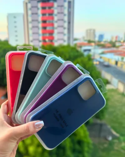 Capa Silicone Case Iphone 16 Pro max 