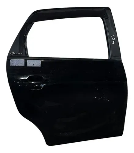 Porta Grand Siena 2017/2018/19 Traseira Direita Preta