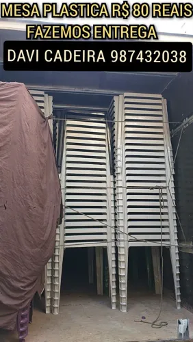 MESA QUADRADA MCKF PLASTICA MCMS ENTREGO HOJE