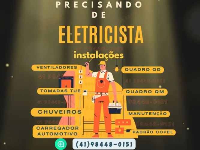 Eletricista, residencial ,comercial, industrial 