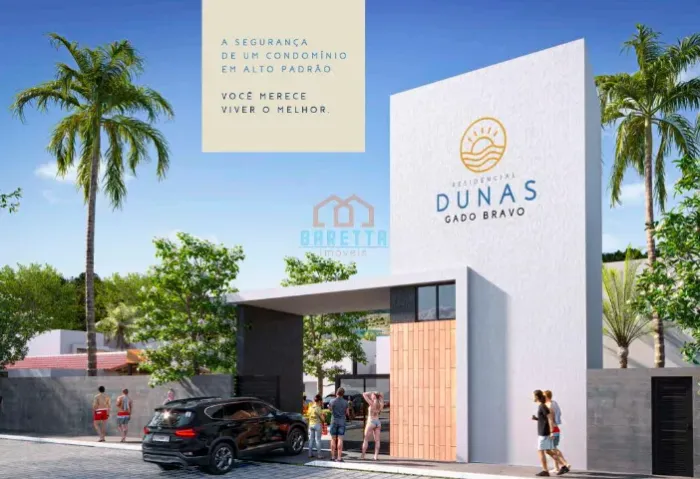 CÓD: 5632.  Casa Duplex à Venda - Condomínio Dunas Gado Bravo, Tibau/RN.