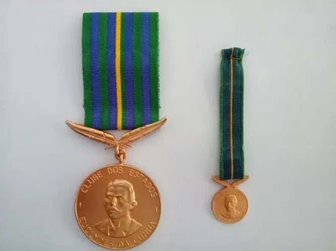 Medalha Clube dos Estados Euclides da Cunha Conmecamos o Brasil - Os Sertões