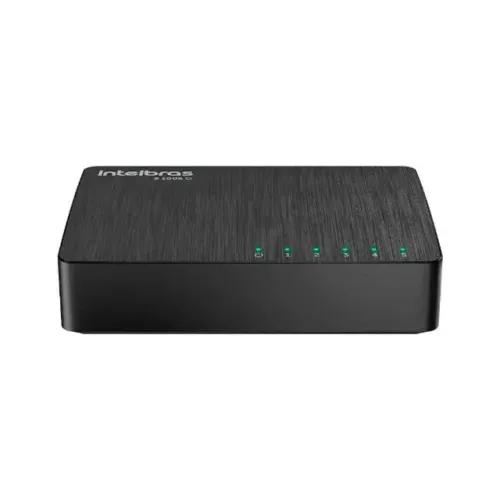 Switch 5 Portas Intelbras SKD-S1005G 10/100/1000Mbps Cert.Anatel - WZetta