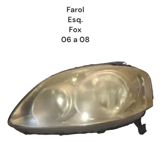 Farol Esquerdo Fox Space 2006 A 2010 Foco Duplo
