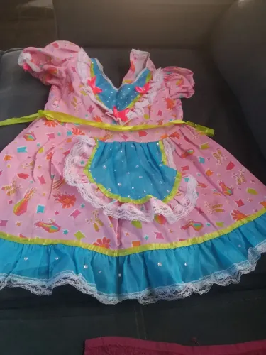 Vestido Festa Junina Infantil