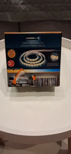 Fita LED 1m 72 LEDs Branco Quente 220 V.
