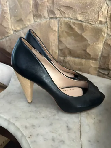 Sapato Salto Alto Preto Brooksfield
