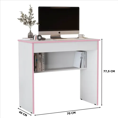 Escrivaninha Vitória Preto 1 Gaveta - Nova de fábrica 