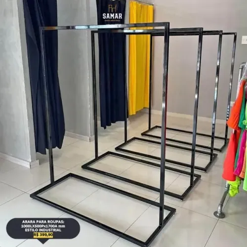 Arara P/ Roupas Estilo Industrial