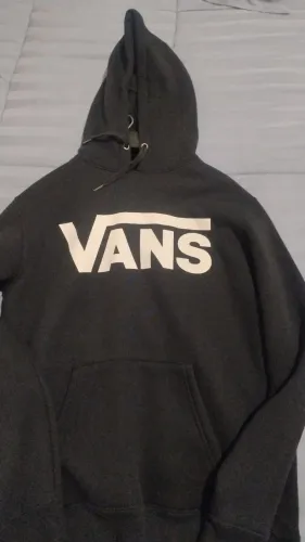Casaco de Moletom Vans Preto