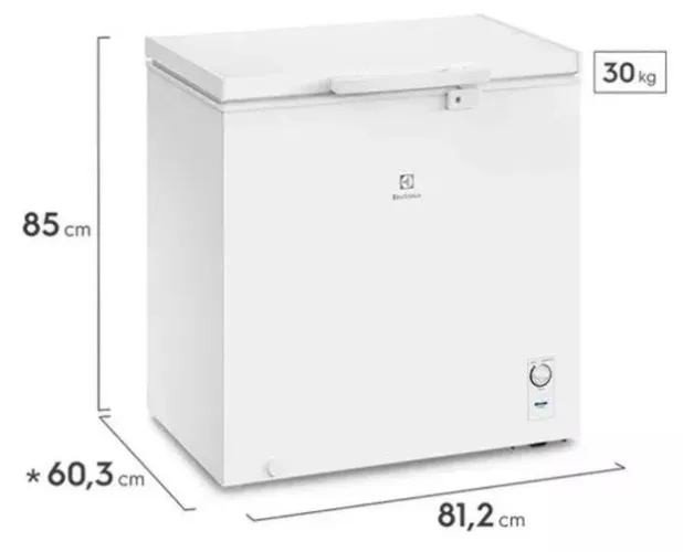 Freezer Horizontal Branco Electrolux 110V (novo) Entrega 10 dias uteis