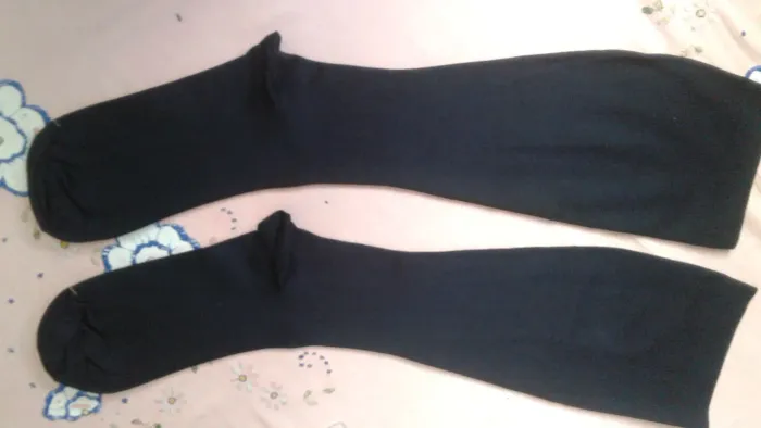 Meias de Compressão masculina Kendall Preta. Tam 37/38. Sem uso. 