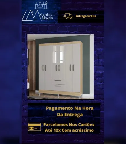 GRANDE PROMOÇÃO GUARDA ROUPA MULTI POQUEMA ENTREGA GRÁTIS  
