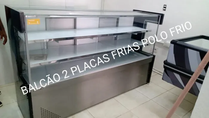 Balcão refrigerado 2 placas frias