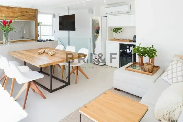 Apartamento cobertura à venda - 155m² - 2 suítes, 3 vagas - churrasqueira, jacuzzi - Brook