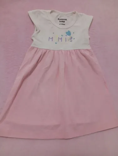 Vestido De Bebê Rosa Marca Avenida 