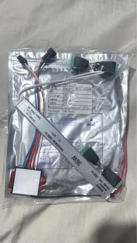 Kit fita de led botão touch screen e fonte para espelhos 