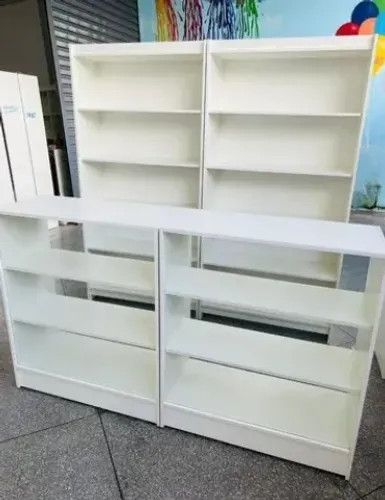 BALCÃO VITRINE + PRATELEIRA - KIT COMPLETO