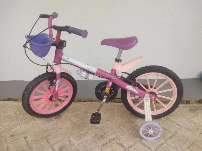 Bicicleta Infantil Aro 16 Modelo Princesas