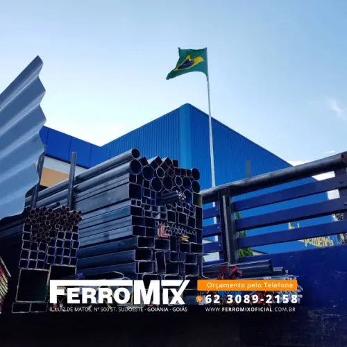 Perfil U Enrijecido | Metalon | Tubo Redondo | Vergalhão | Coluna - Parcelado em até 10x