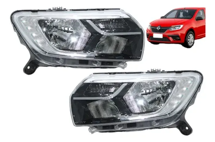 Par Farol Sandero Stepway Logan Intense Life Rs Gt Line Rs Esquerdo
