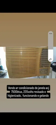 Ar Condicionado de Janela 7500BTU 220V