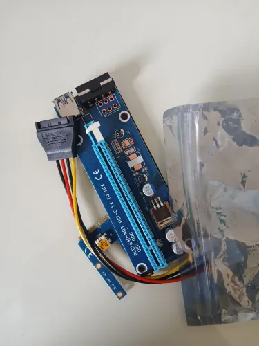 Adaptador PCI-E 1x para 16x - Novo