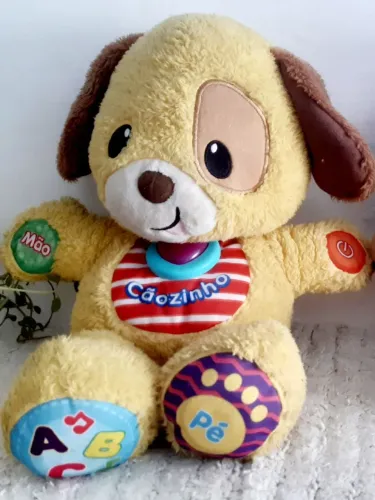 Cãozinho APRENDA COMIGO - Brinquedo Educativo