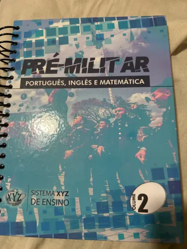 Apostila XYZ pré militar epcar e colégio naval Vol. 2 português matemática e inglês