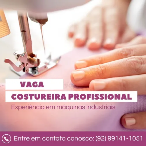 Vaga para Costureira