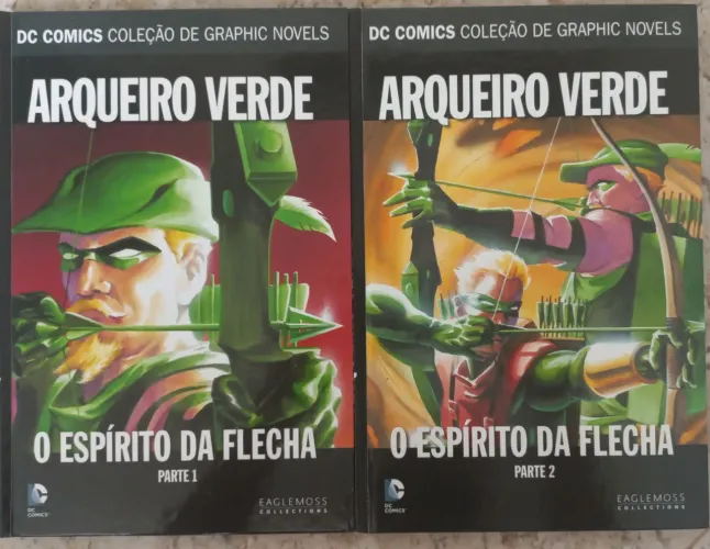 Arqueiro Verde o Espírito da Flecha Partes 1 e 2 de Kevin Smith em Capa Dura da Eaglemoss