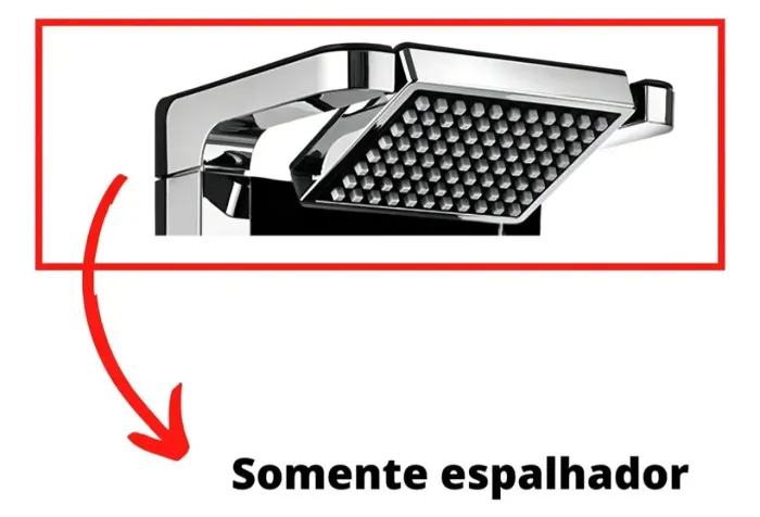 Somente Espalhador de Chuveiro Star (Branco ou Branco C/ Cromado)