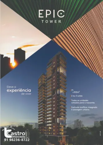 Condomínio EPIC TOWER. 2 ou 3/4. 1 ou 2 vagas. C035