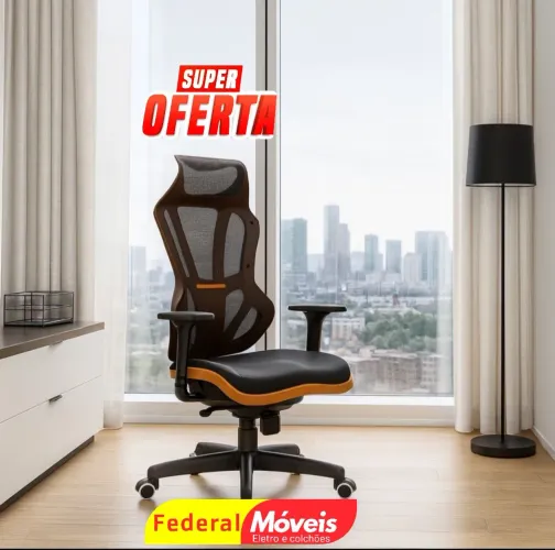 Cadeira Giratória Vizon Gamer - Conforto e design para sua gameplay!