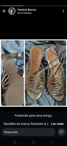 Sandália Ramarim