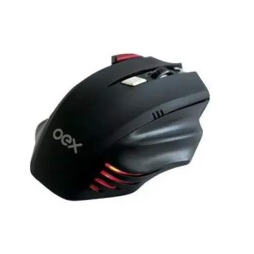 Mouse Gamer Oex Fire, 3200Dpi, LED Vermelho, USB, Com Fio - Ms304