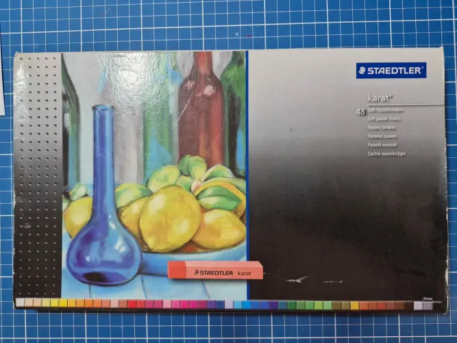 Giz pastel soft Karat Staedtler 48 cores