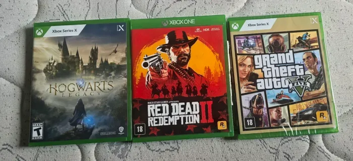 Pack jogos xbox mídia física