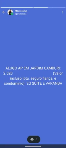 ALUGO AP JARDIM CAMBURI 