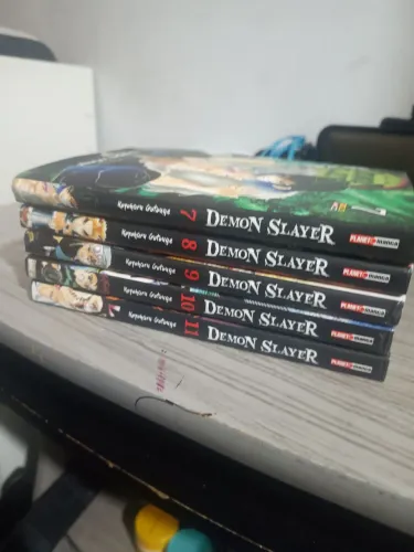 Manga Demon Slayer volumes 7 ao 11