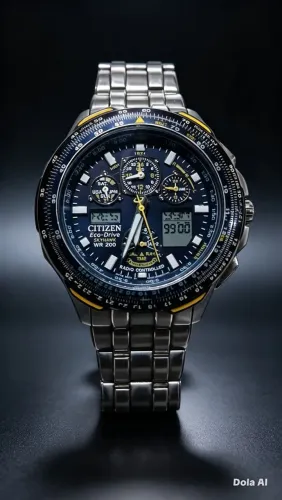 Vendo Relógio Citizen Eco-Drive Skyhawk Pro Master WR200, Ótimo estado