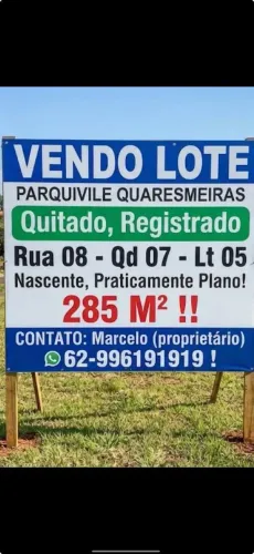 Lote - 285M2 - Quitado/Registrado